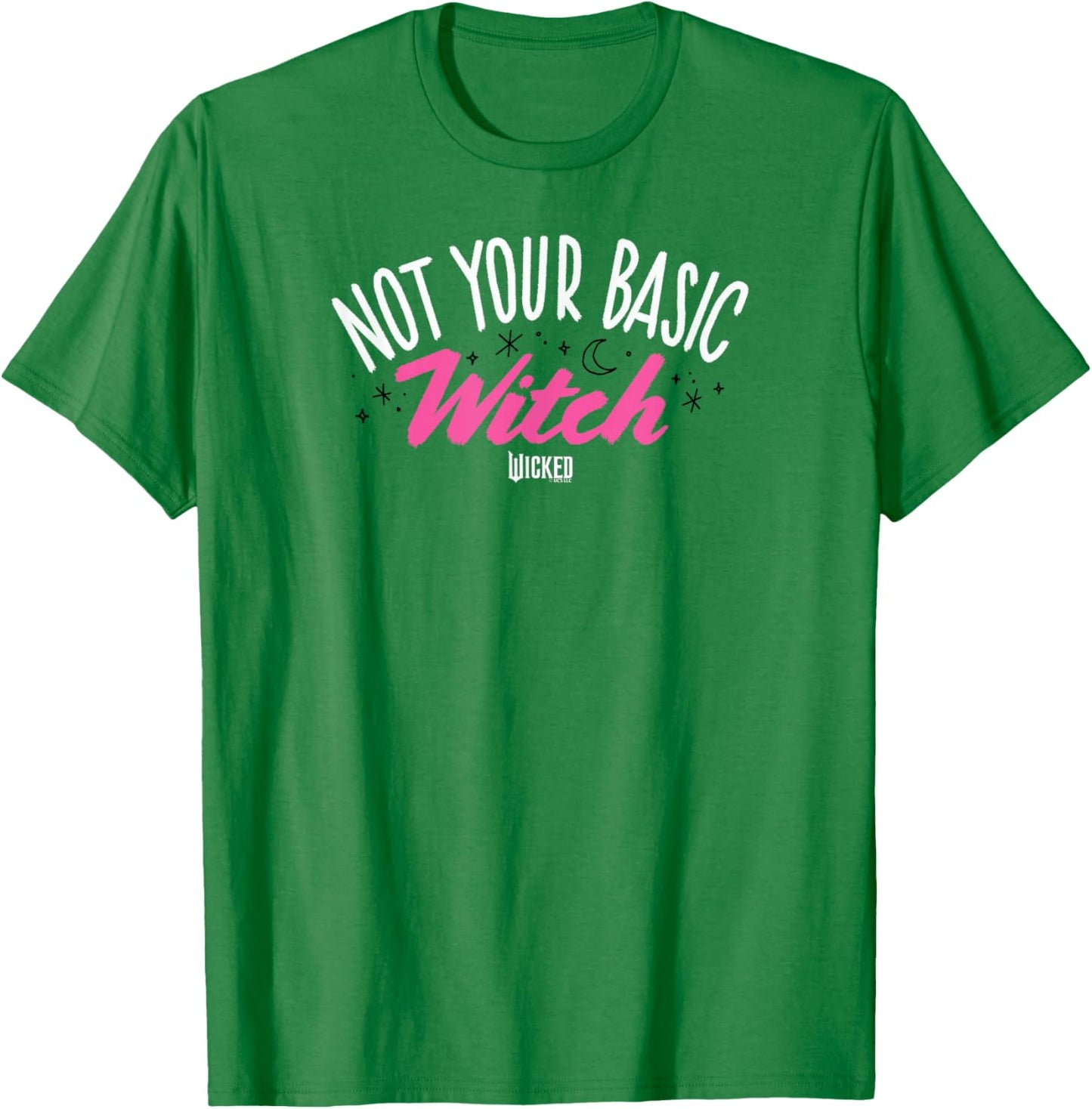 Wicked Not Your Basic Witch T-Shirt - T-Shirt | Irish Green