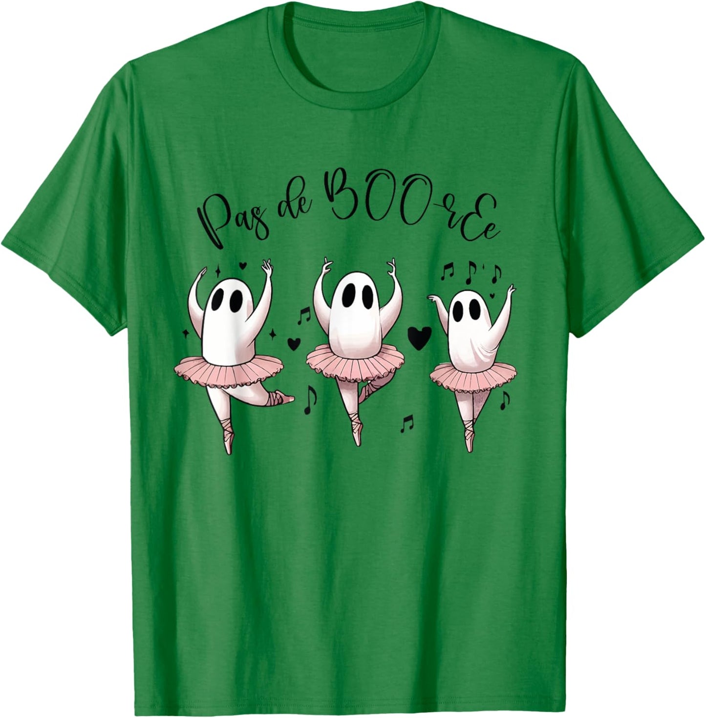 Ghost Pas de BOO-rée Ballet Dance - Halloween Ballerina T-Shirt - T-Shirt | Irish Green