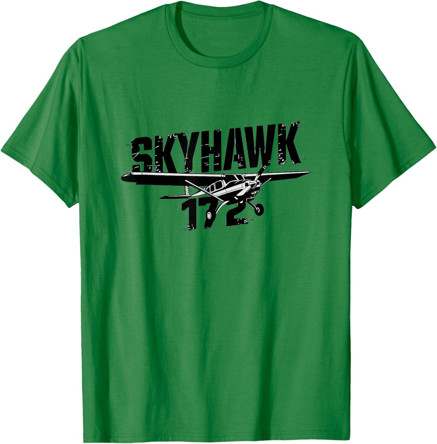 C172 Skyhawk C-172 Airplane Classic Vintage Aviation Pilot T-Shirt - T-Shirt | Irish Green