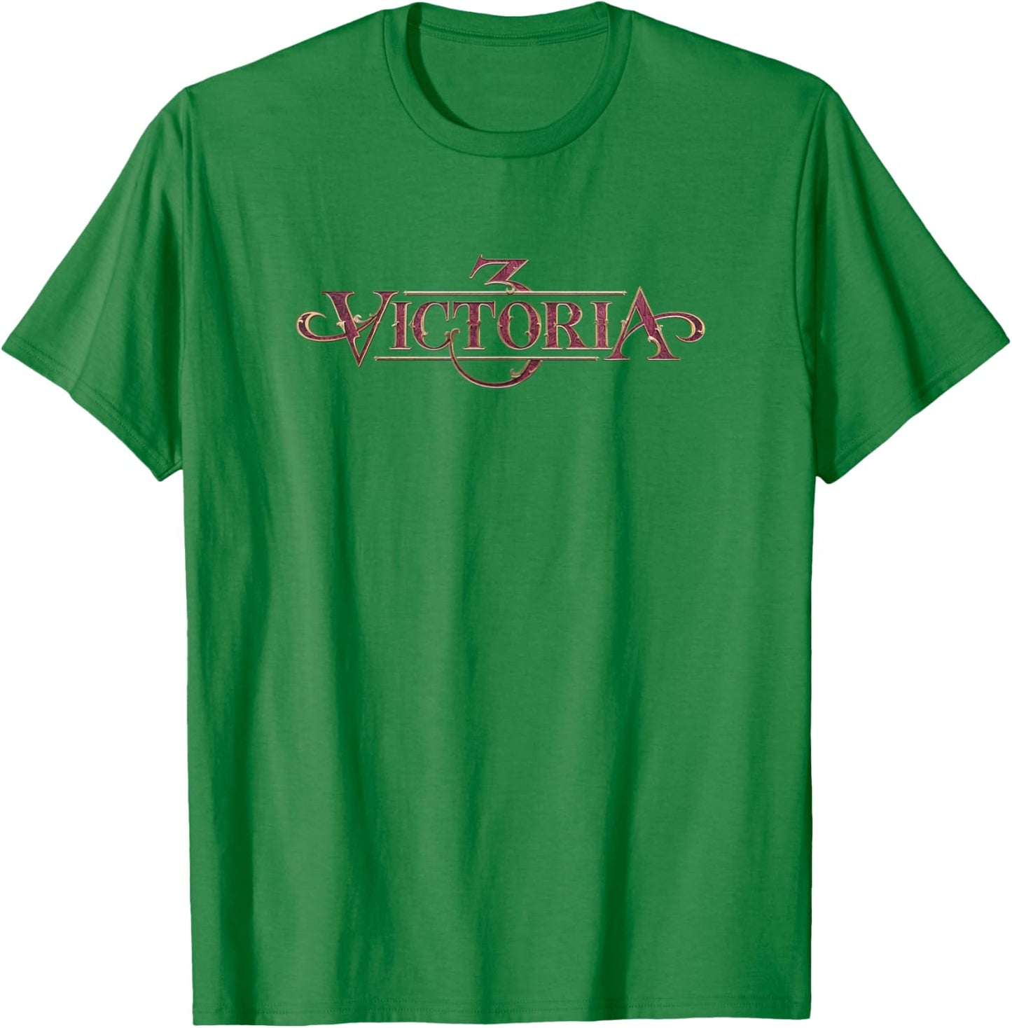 Official Victoria 3 Strategy Game logo colorful T-Shirt - T-Shirt | Irish Green