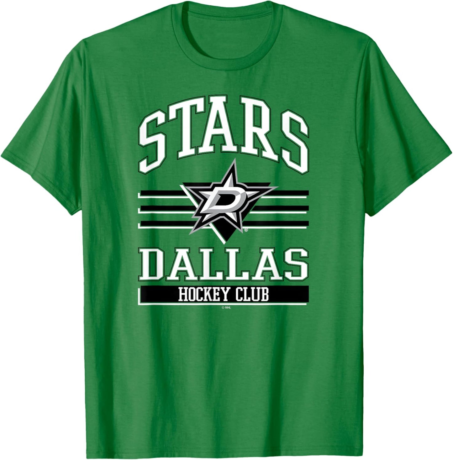 Dallas Stars Hockey Club Green Officially Licensed T-Shirt - T-Shirt | Irish Green
