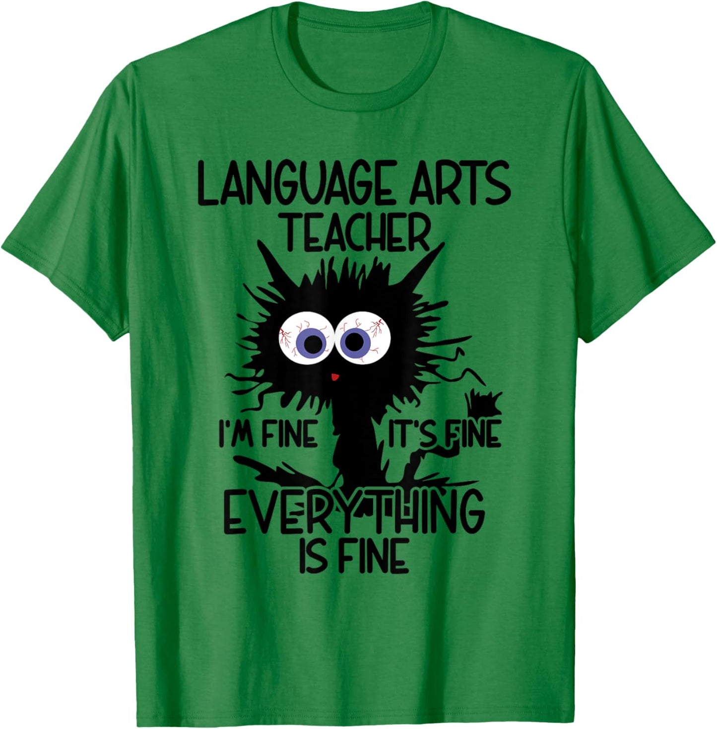 English Language Art Teacher Appreciation Merch T-Shirt - T-Shirt | Irish Green