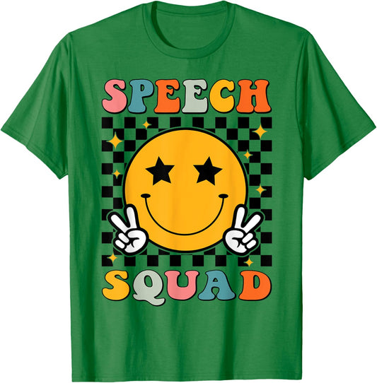 Speech Squad SLP Speech Language Pathologist SLP Therapist T-Shirt - T-Shirt | Irish Green