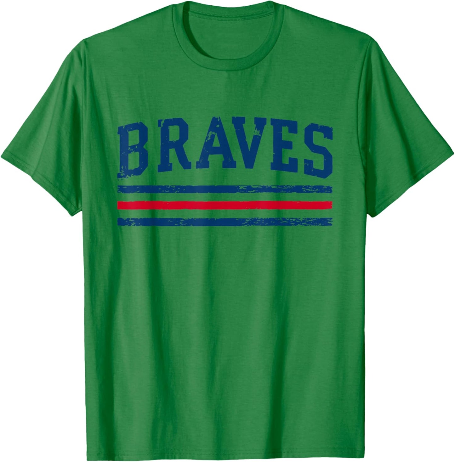 Vintage Retro Braves Name Classic 70s 80s T-Shirt - T-Shirt | Irish Green