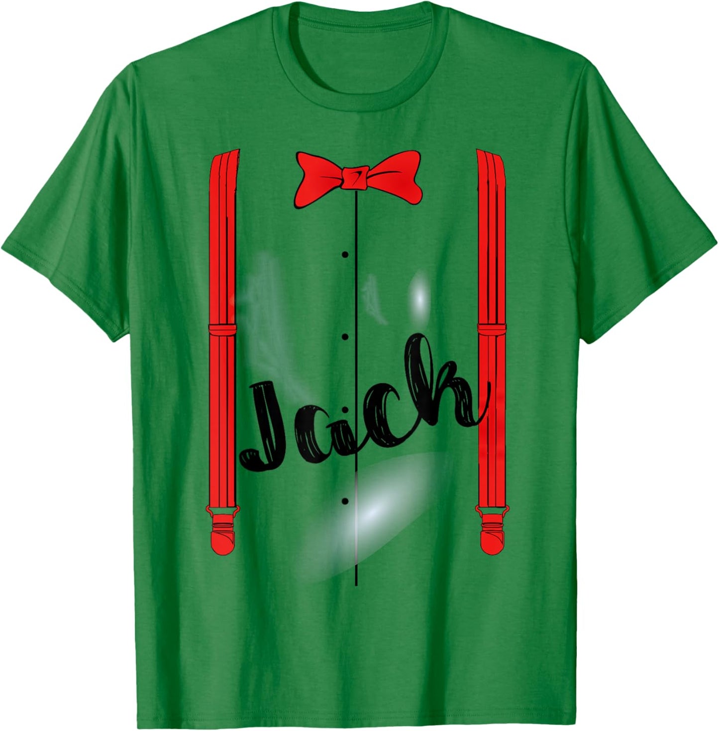 Jack & Jill For a Duo Matching Couple Halloween Costume 1/2 T-Shirt - T-Shirt | Irish Green