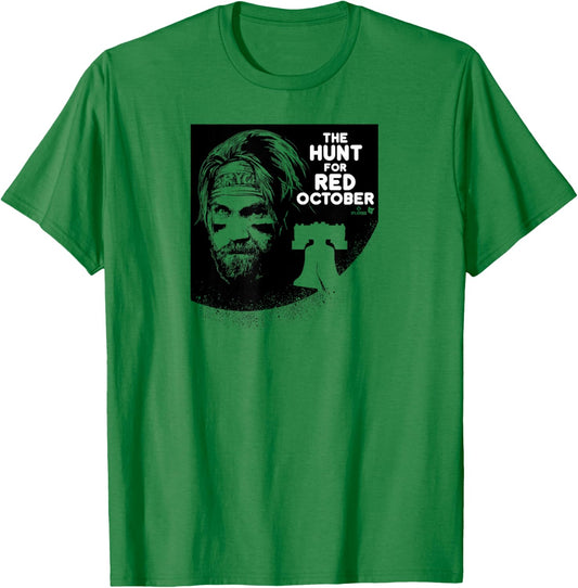 Bryce Harper - The Hunt for Red October - Philly Baseball T-Shirt - T-Shirt | Irish Green
