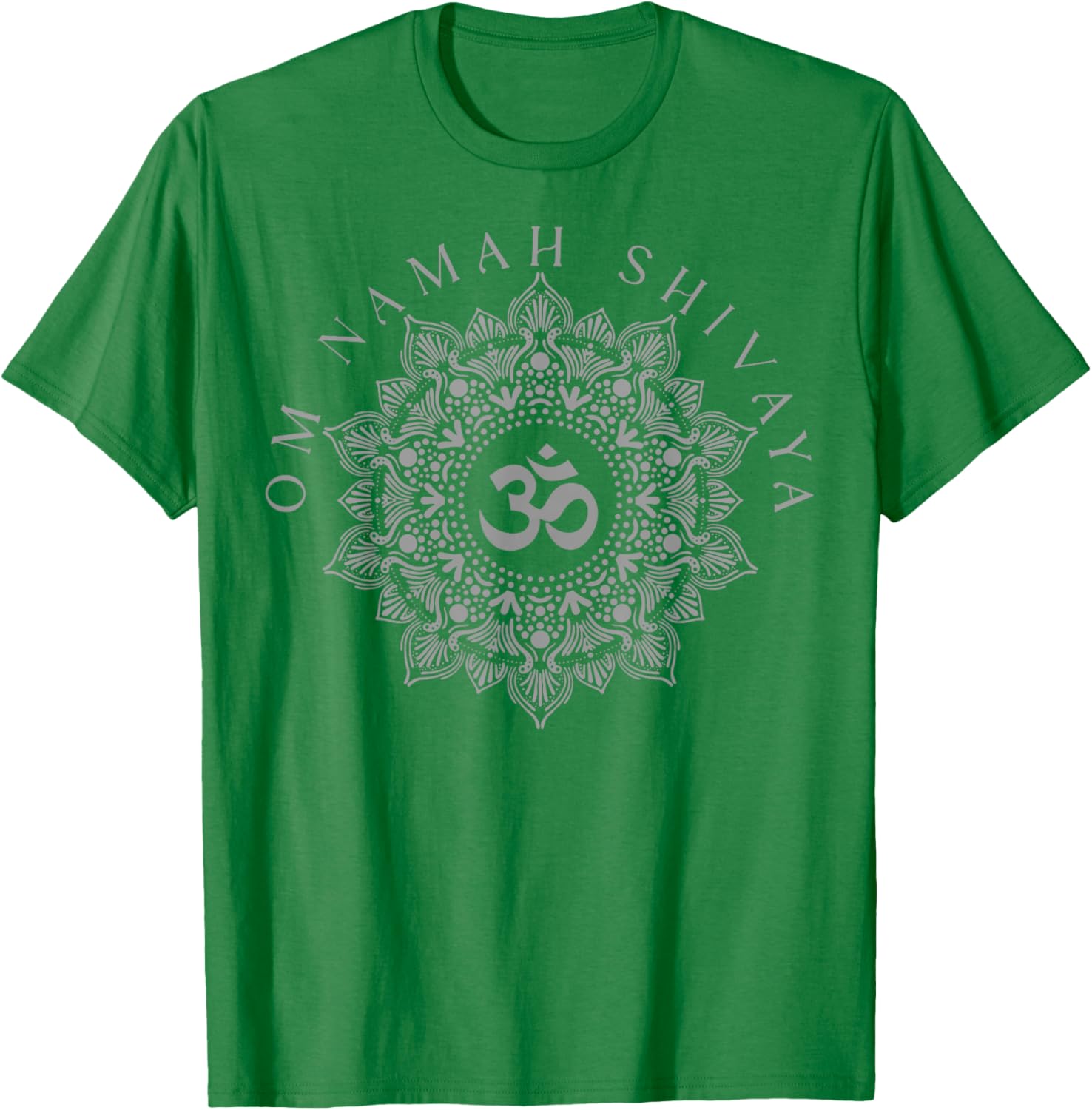 Om Namah Shivaya Meditation Mantra Spiritual Chakra T-Shirt - T-Shirt | Irish Green