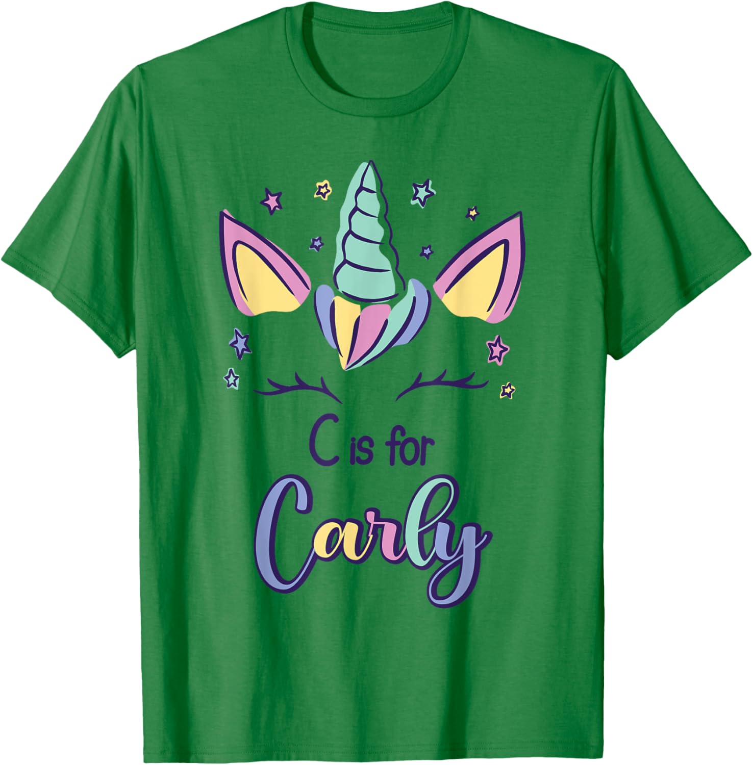 First Name Carly Personalized C Is For Carly T-Shirt - T-Shirt | Irish Green
