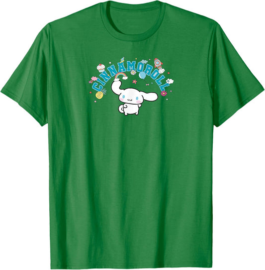 Cinnamoroll Happy Things T-Shirt - T-Shirt | Irish Green