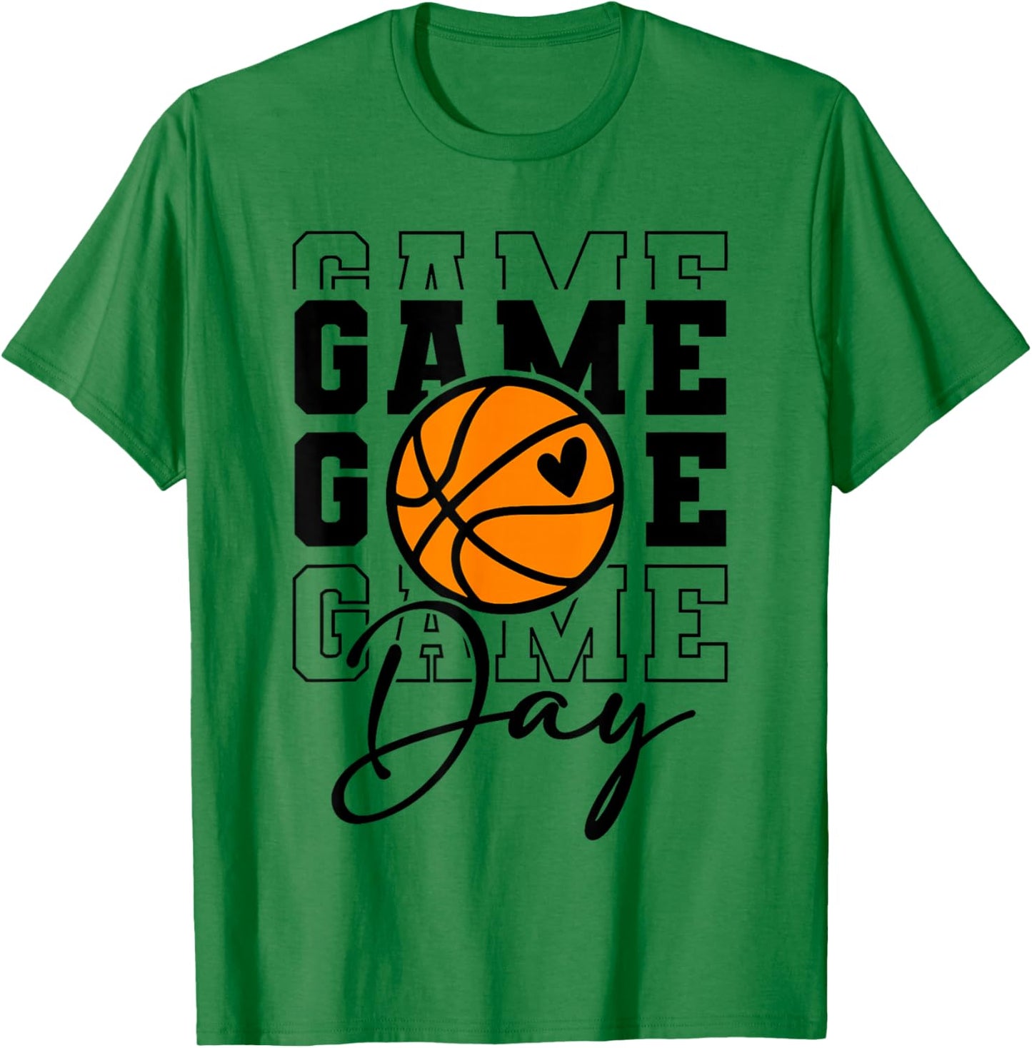 Basketball Game Day T-Shirt - T-Shirt | Irish Green