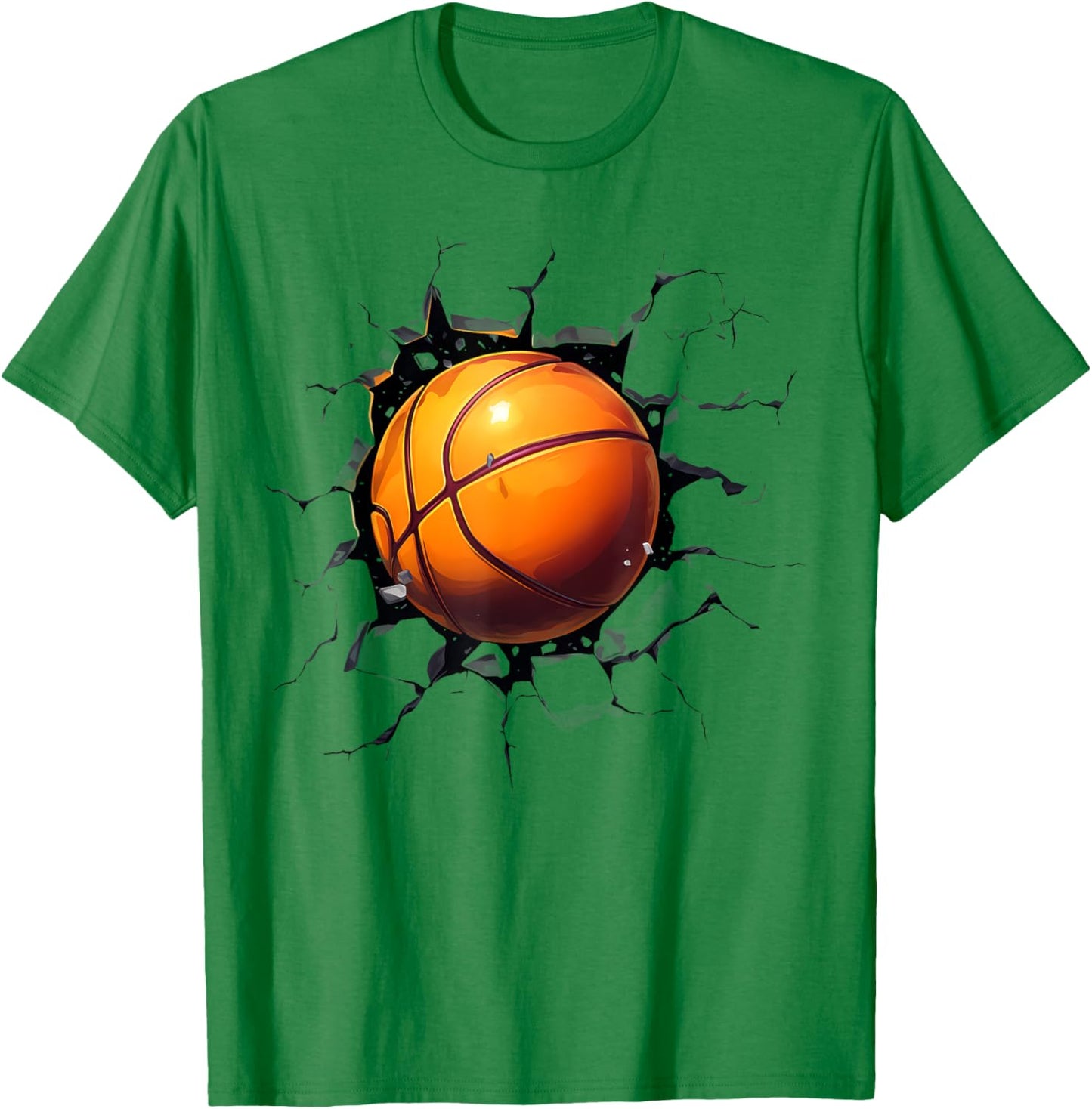 Basketball Players Basketball Team Graphic Sports Basketball T-Shirt - T-Shirt | Irish Green