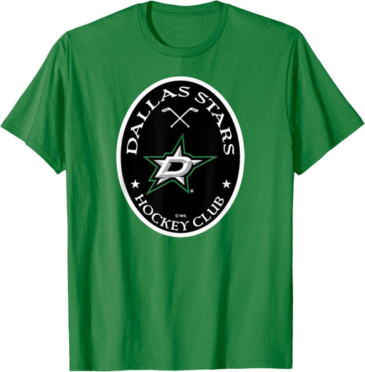 Dallas Stars Iconic Kelly Green Officially Licensed T-Shirt - T-Shirt | Irish Green