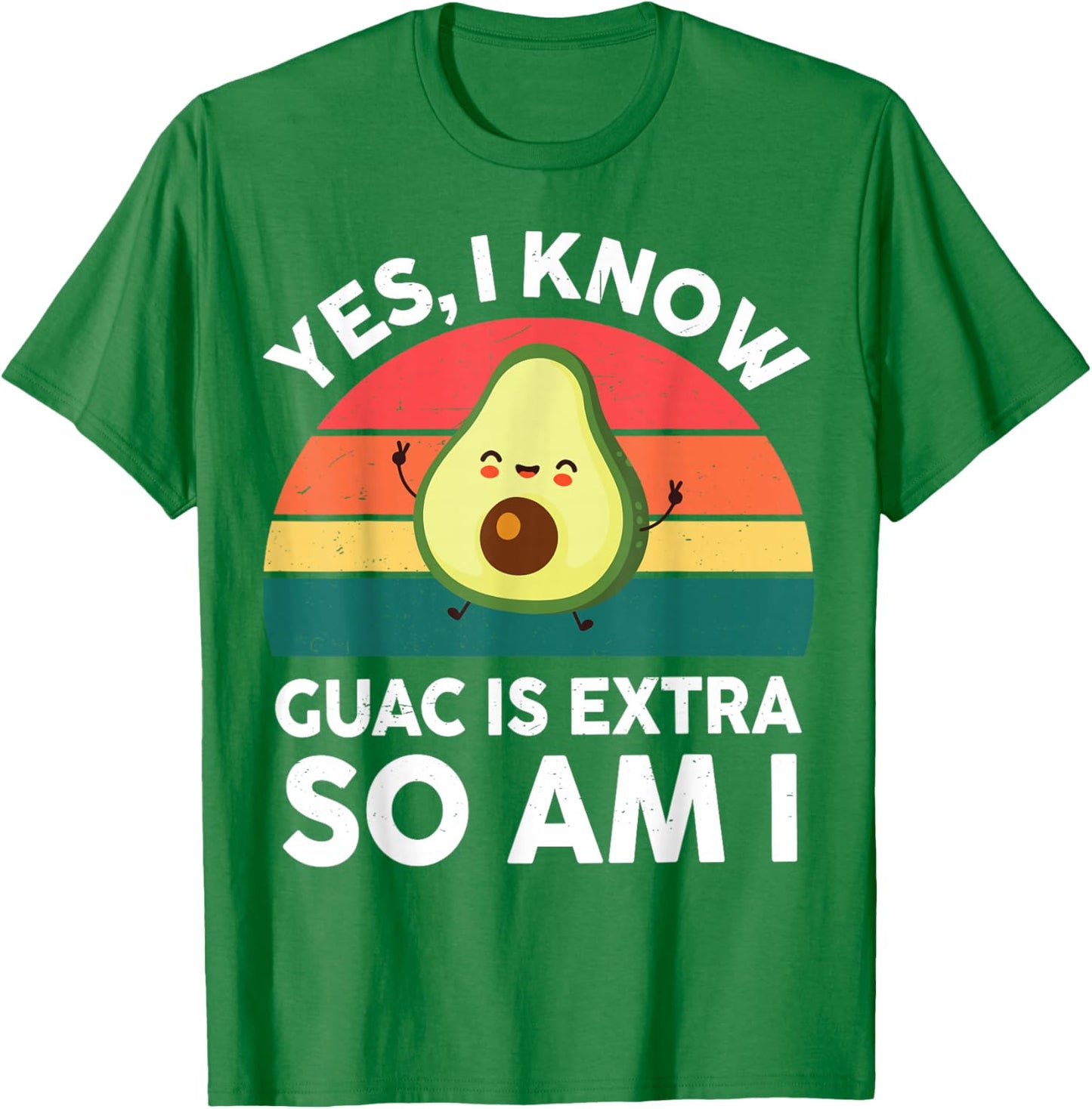 Yes, I Know Guac Is Extra Avocado-Shirt Boy Girl Toddler T-Shirt - T-Shirt | Irish Green
