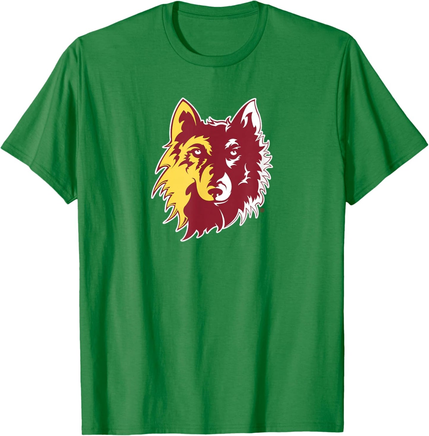Northern State University Wolves Logo T-Shirt - T-Shirt | Irish Green