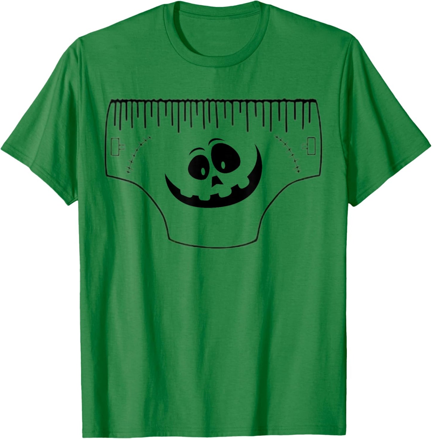 Funny Creepy Pair Of Underwear Face Costume T-Shirt - T-Shirt | Irish Green