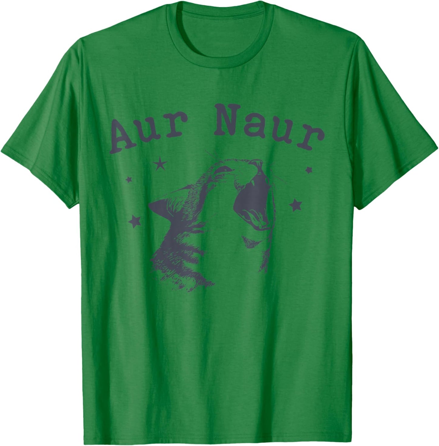 Aur Naur Funny Aur Naur Meme Cat T-Shirt - T-Shirt | Irish Green