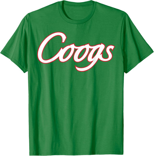 University of Houston | Houston Blue Collection Coogs Script T-Shirt - T-Shirt | Irish Green