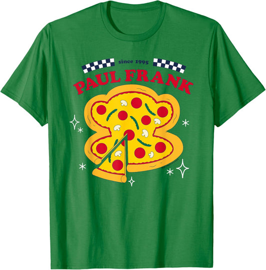Paul Frank Julius The Monkey Face Pizza Since 1995 T-Shirt - T-Shirt | Irish Green