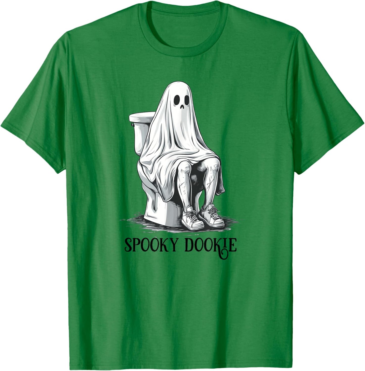 Funny Spooky Dookie Immature Halloween T-Shirt - T-Shirt | Irish Green