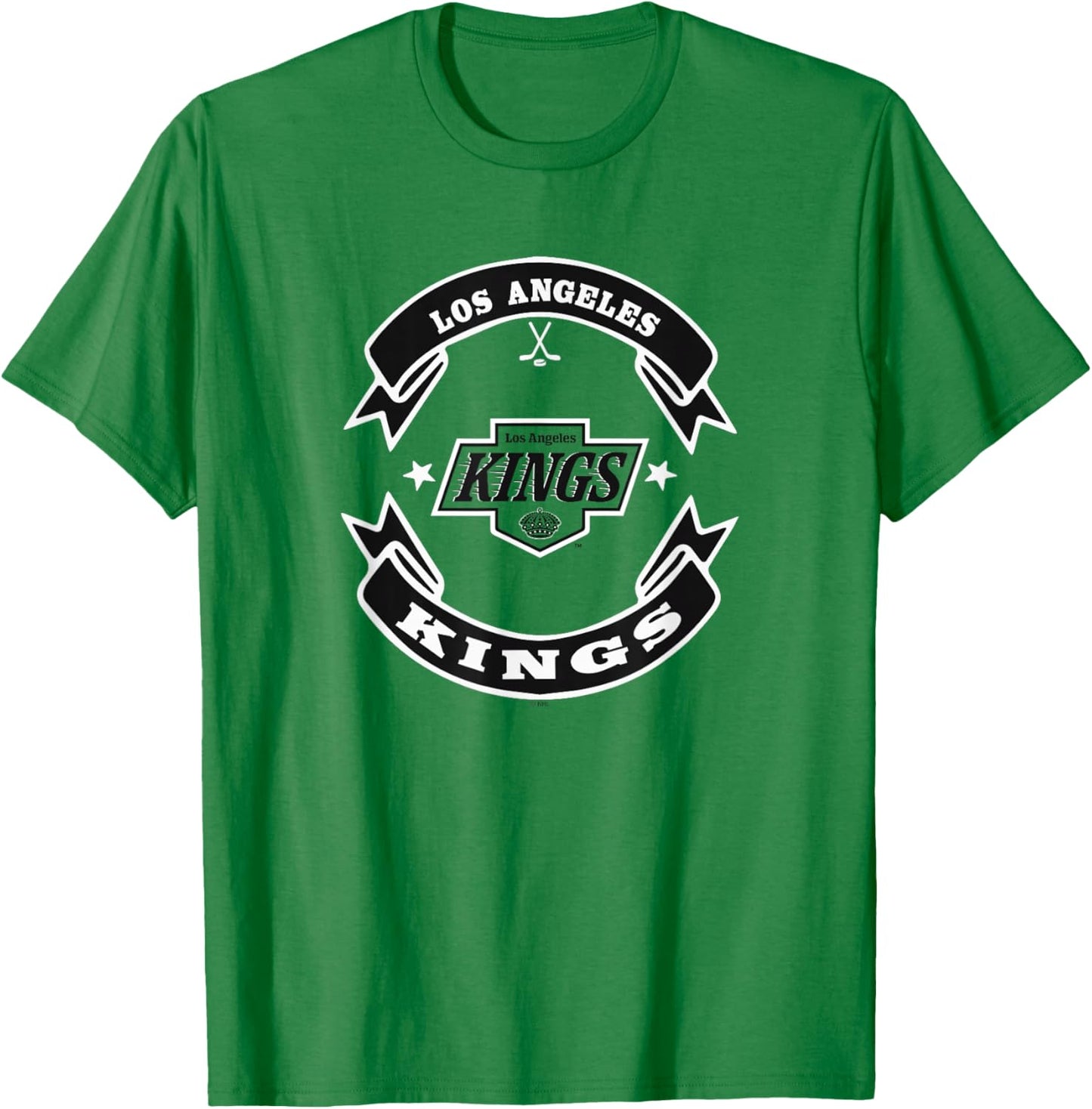 Los Angeles Kings Blaze Gray Officially Licensed T-Shirt - T-Shirt | Irish Green