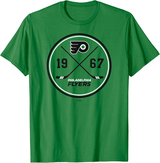 Philadelphia Flyers Prize Orange Officially Licensed T-Shirt - T-Shirt | Irish Green