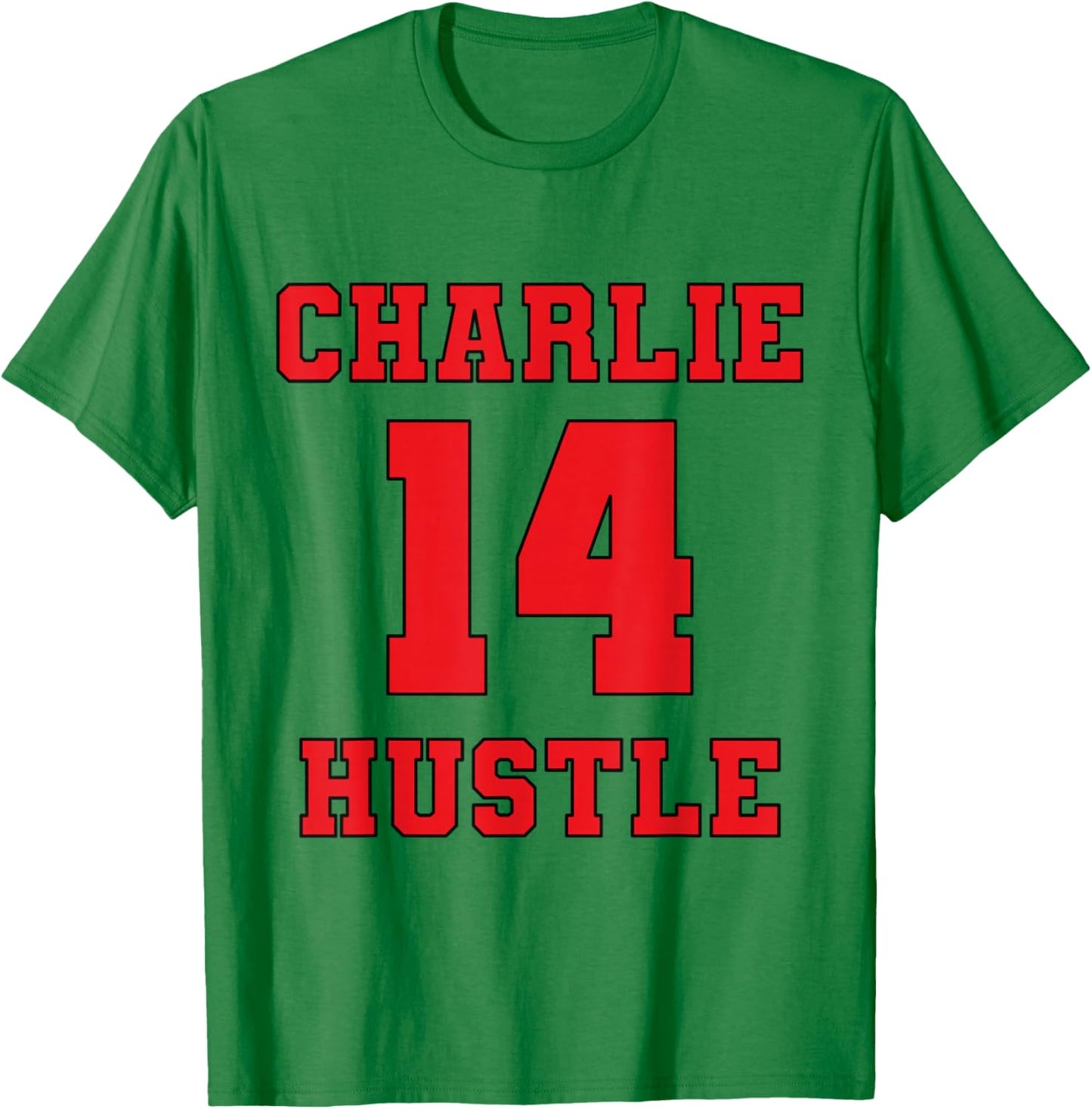 Charlie Hustle 14 T-Shirt - T-Shirt | Irish Green