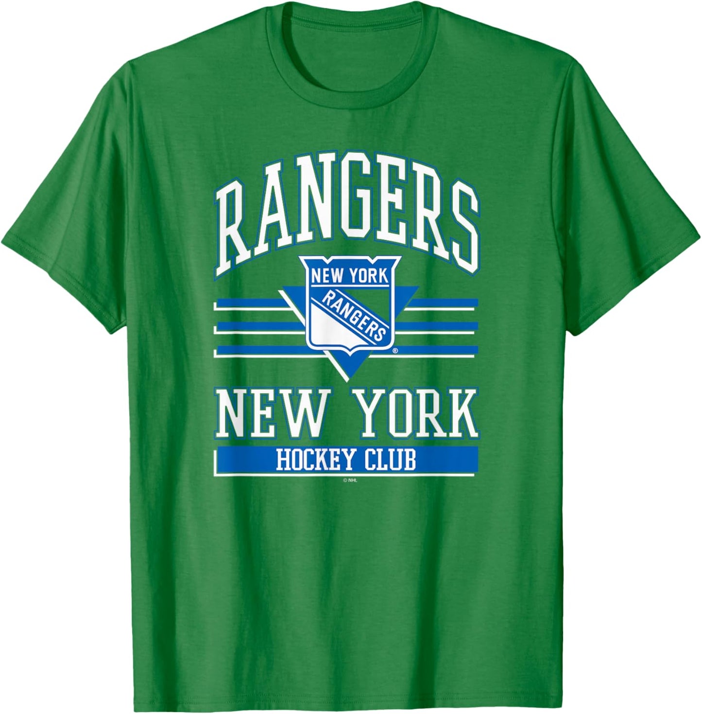 New York Rangers Hockey Club Red Officially Licensed T-Shirt - T-Shirt | Irish Green