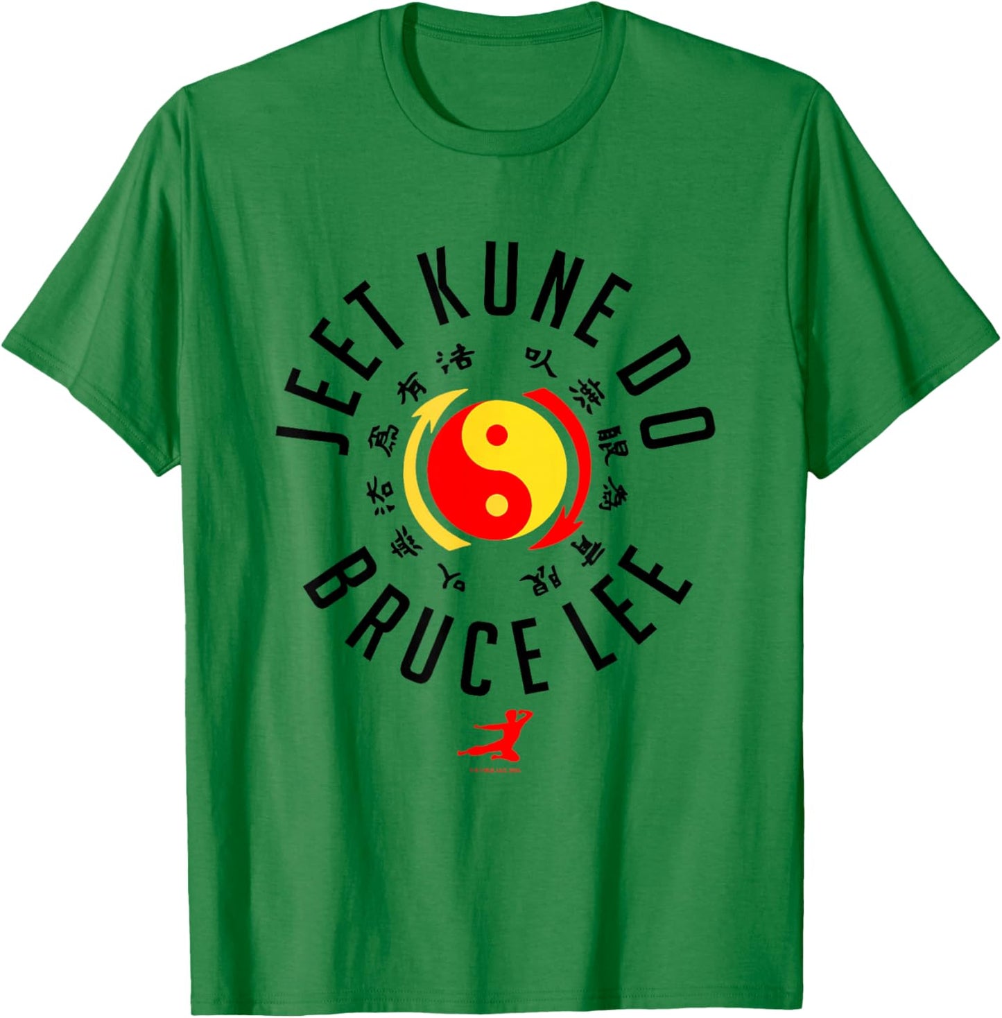 Bruce Lee Jeet Kune Do Chest Logo T-Shirt - T-Shirt | Irish Green