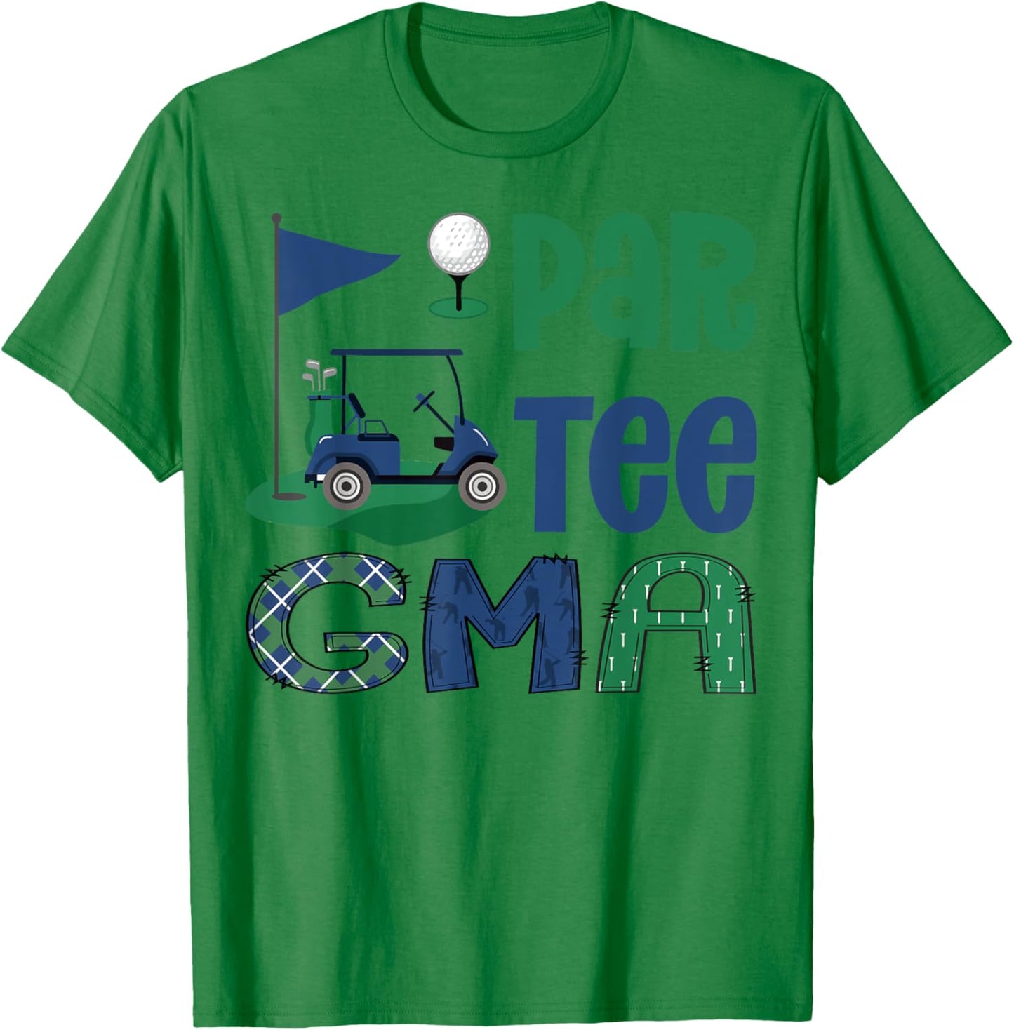 Par- Gma Golf Lover Birthday Party Family Matching T-Shirt - T-Shirt | Irish Green