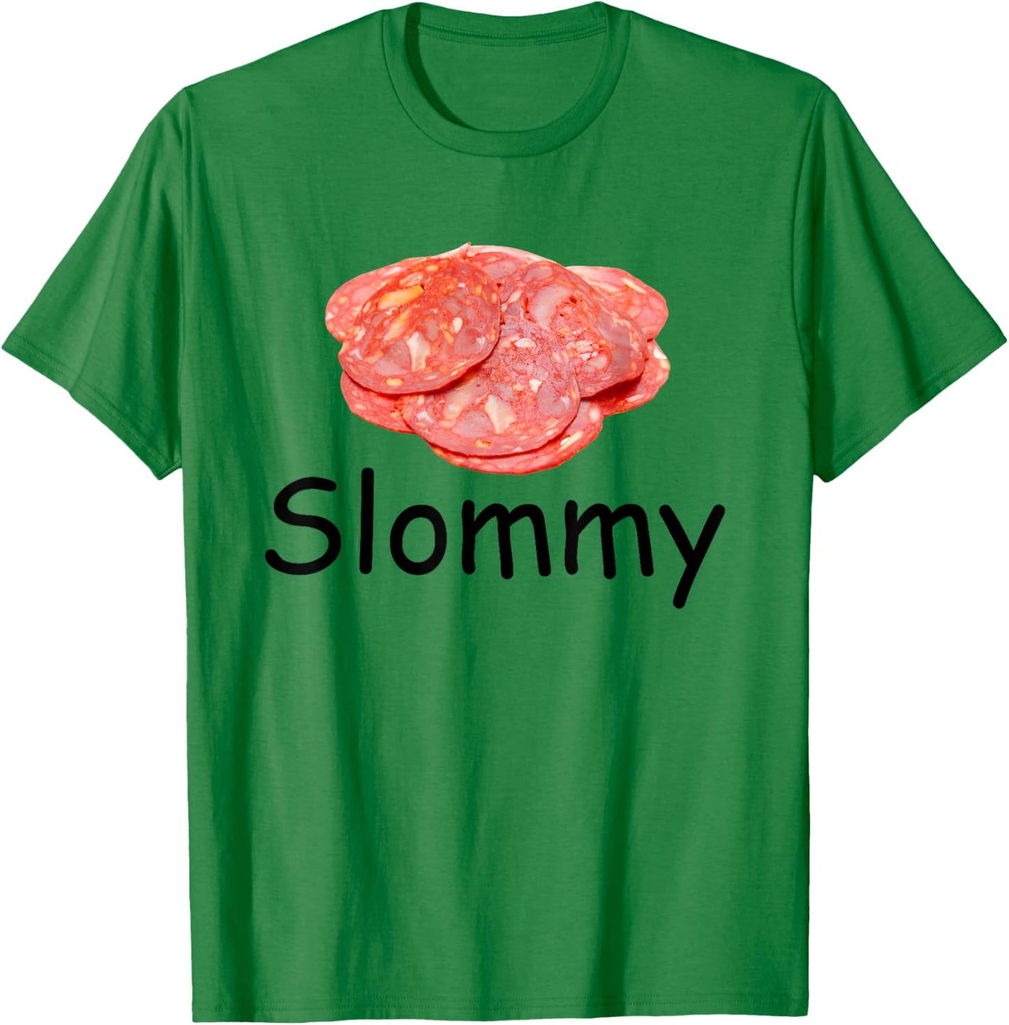 Slommy Salami Meme Gen Z Misspelled Weird Joke Funny Silly T-Shirt - T-Shirt | Irish Green
