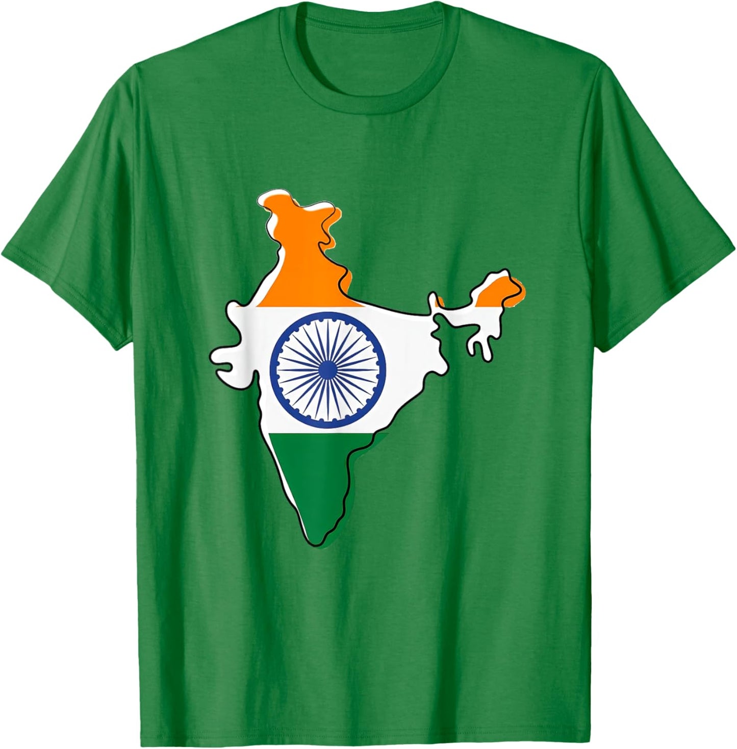 India , India flag , Indian flag, indian maps T-Shirt - T-Shirt | Irish Green