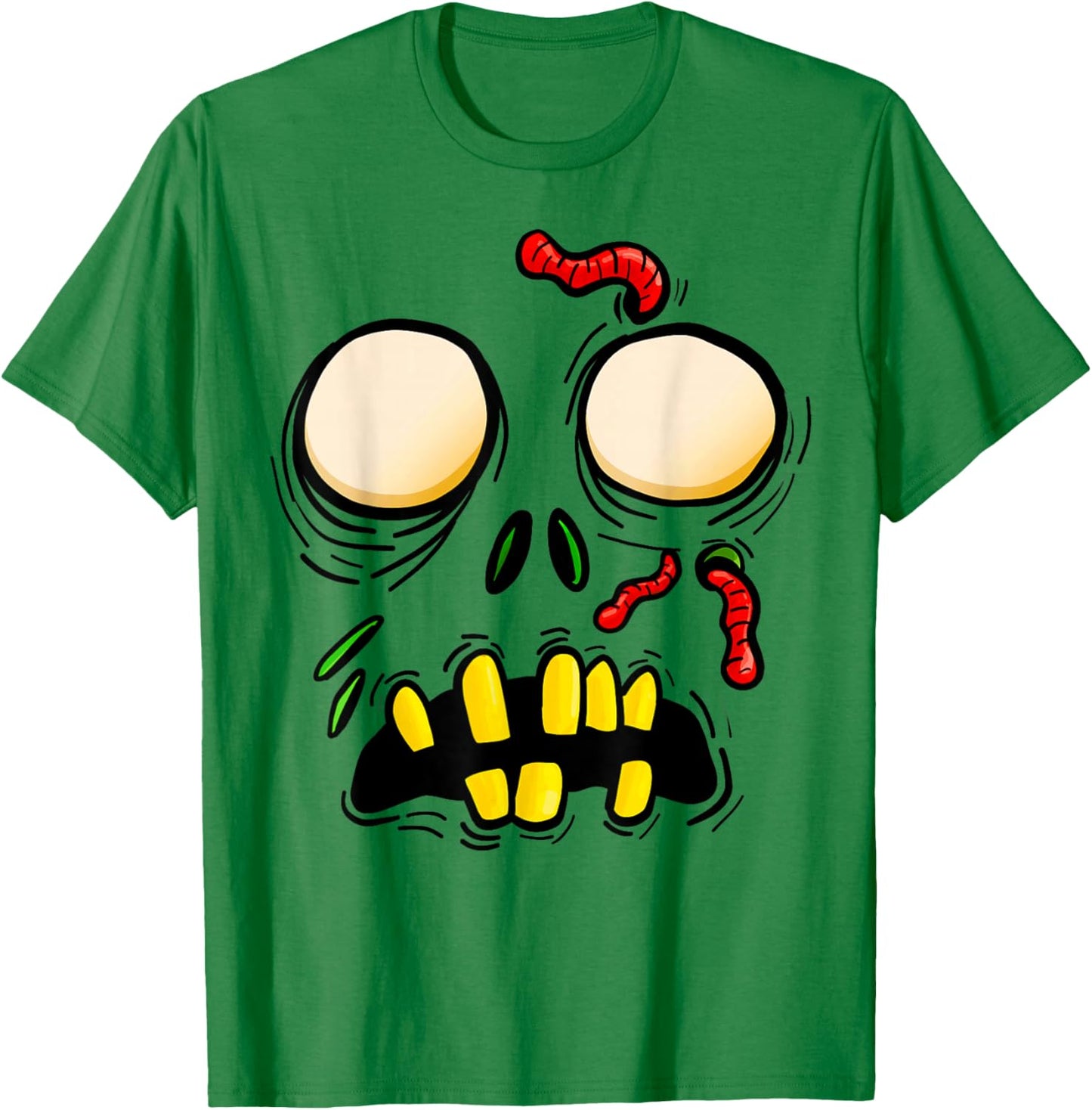 Zombie Face Halloween Costume Matching Family Men Women Kids T-Shirt - T-Shirt | Irish Green
