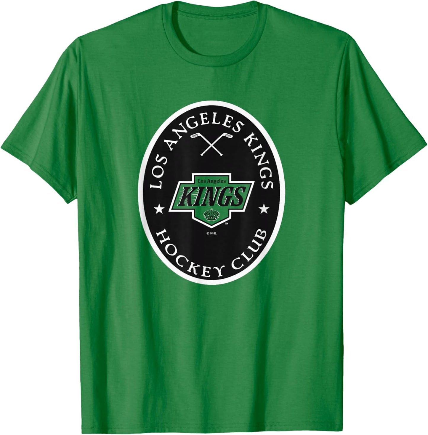 Los Angeles Kings Iconic Gray Officially Licensed T-Shirt - T-Shirt | Irish Green