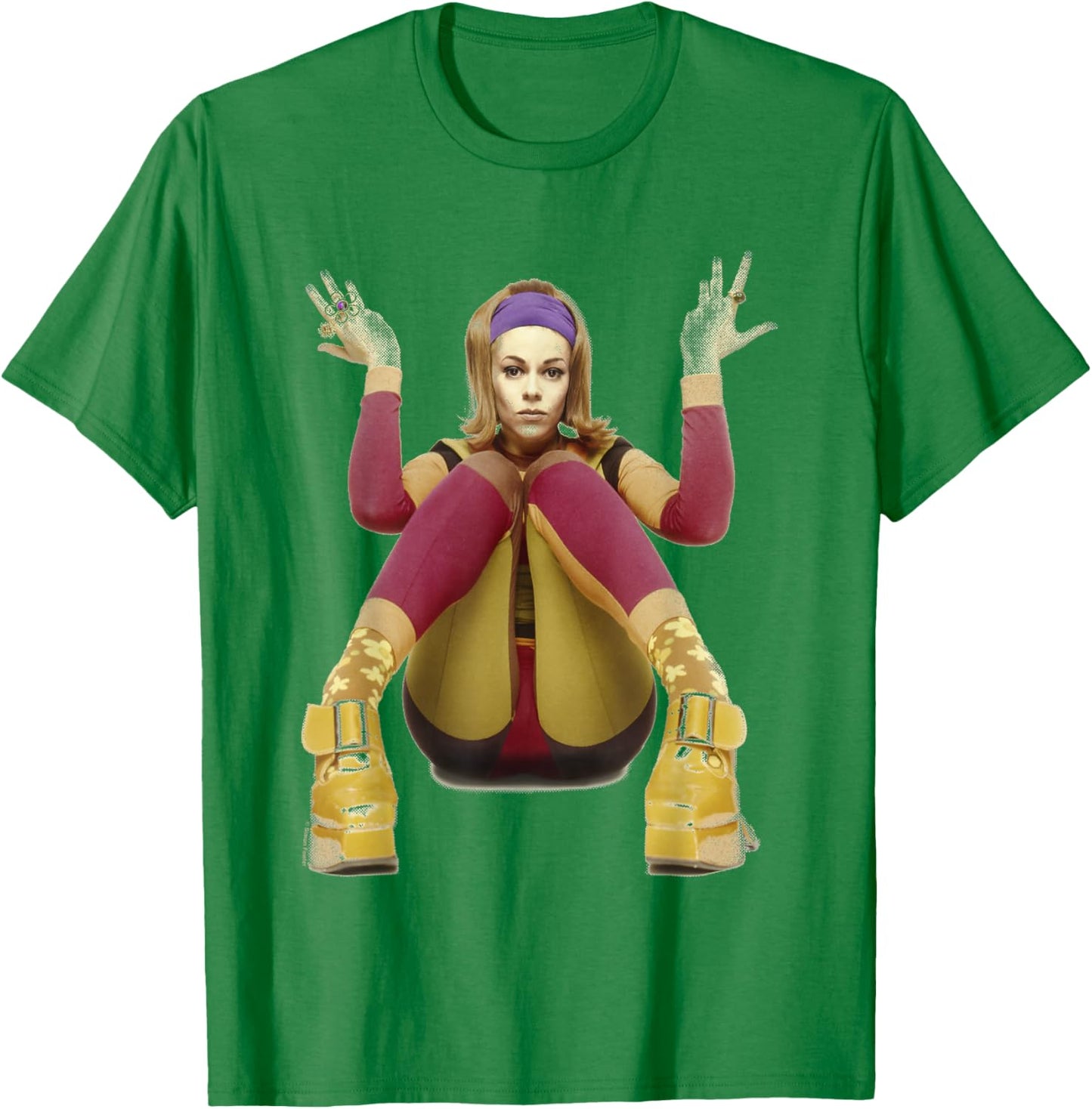 Lady Miss Kier Singer of Deee-Lite By Simon Fowler T-Shirt - T-Shirt | Irish Green