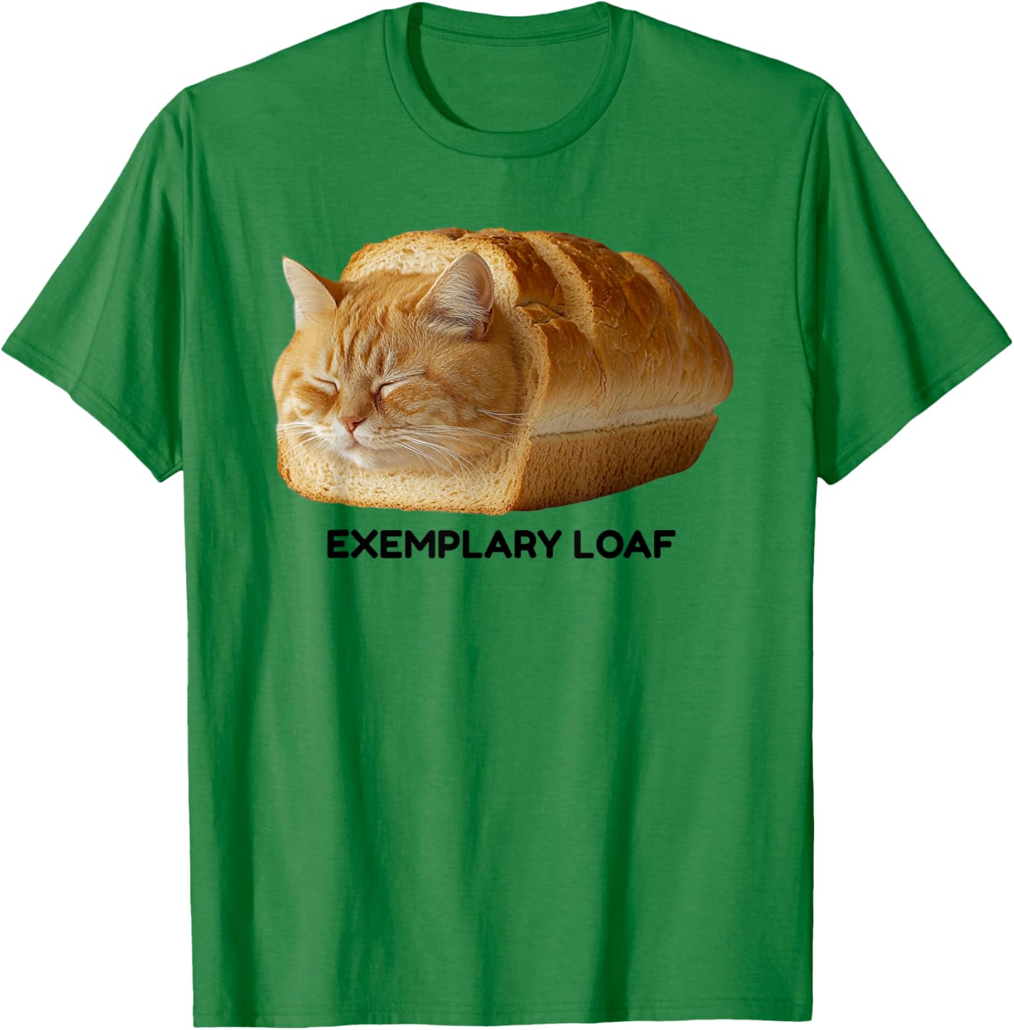 Sleeping Cat Loaf Meme Men Women Girls Kids T-Shirt - T-Shirt | Irish Green