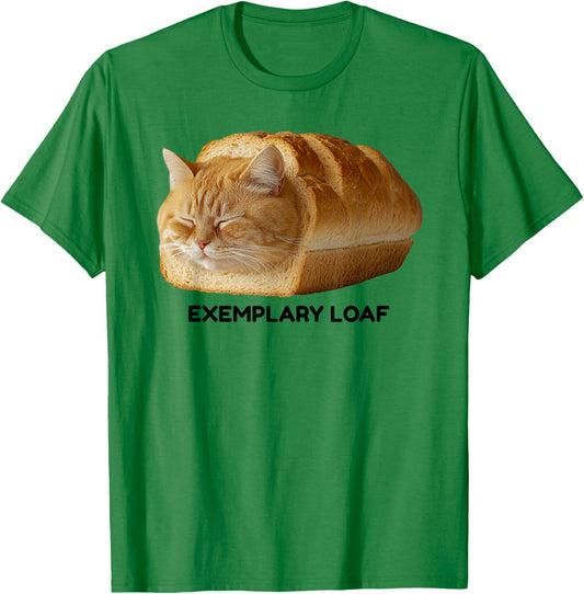 Sleeping Cat Loaf Meme Men Women Girls Kids T-Shirt - T-Shirt | Irish Green