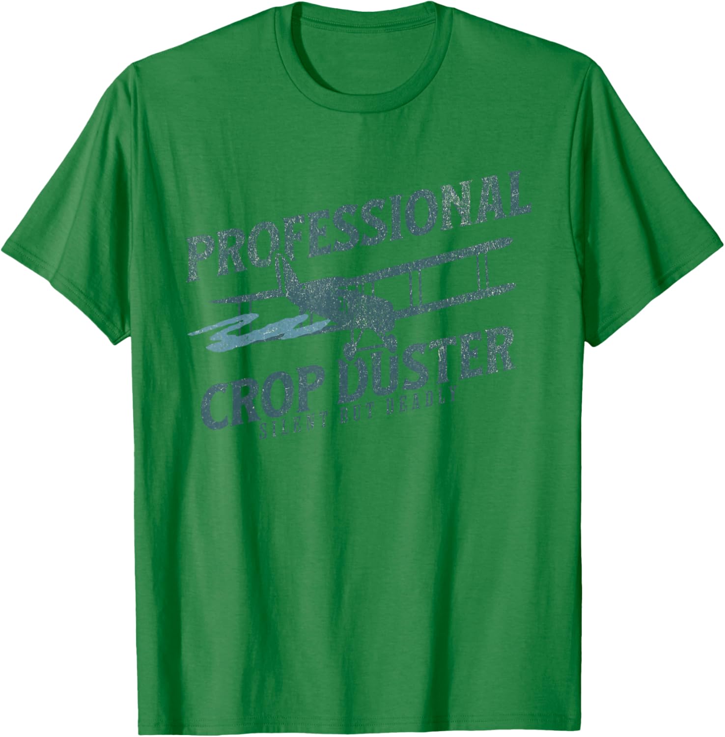 Funny Fart Joke - Professional Crop Duster T-Shirt - T-Shirt | Irish Green