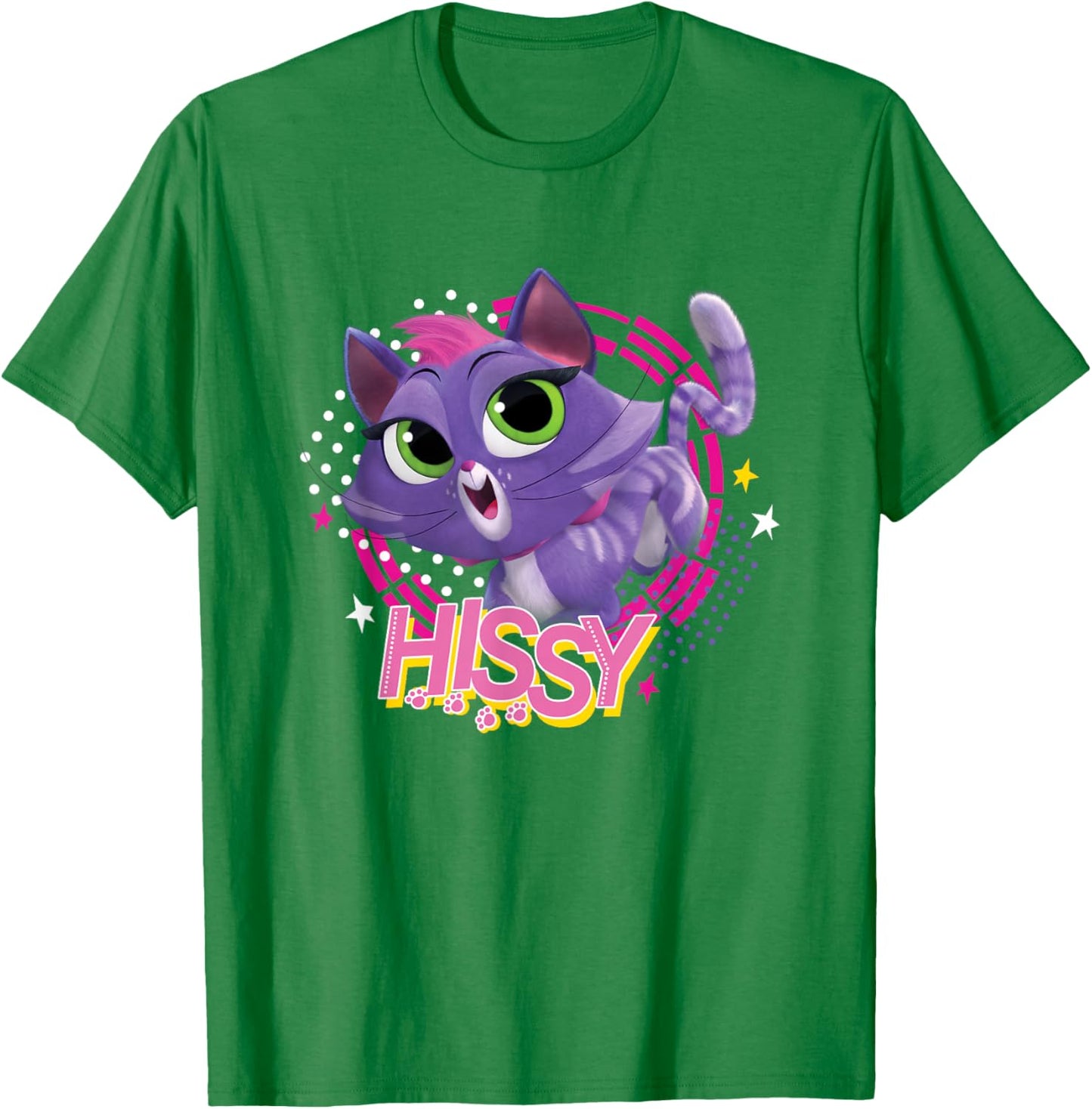 Disney Puppy Dog Pals Cute Sassy Hissy Big Chest Portrait T-Shirt - T-Shirt | Irish Green