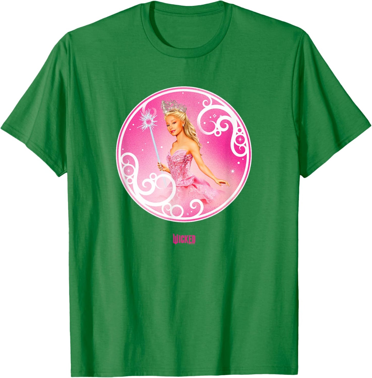 Wicked Glinda Bubble Pose T-Shirt - T-Shirt | Irish Green