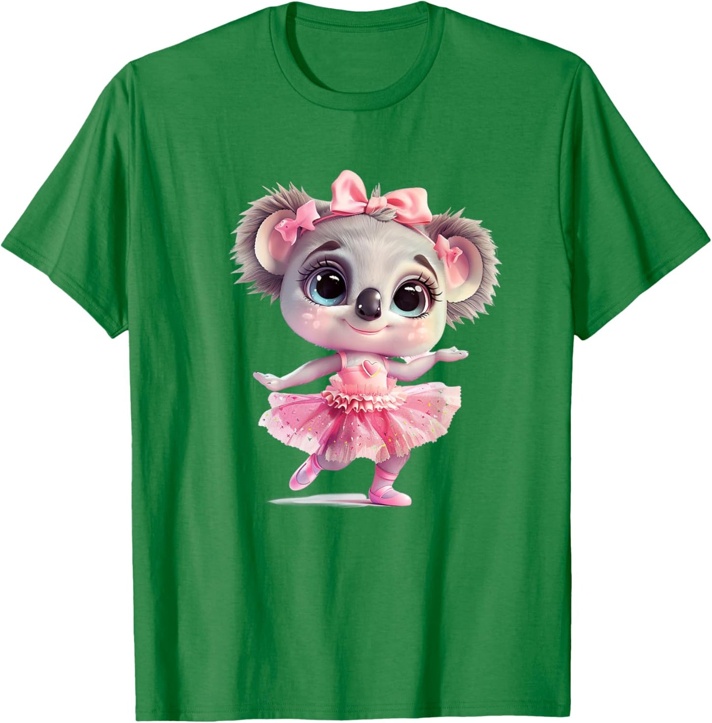 A Cute Koala Dancing Ballet In A Pink Dress T-Shirt - T-Shirt | Irish Green