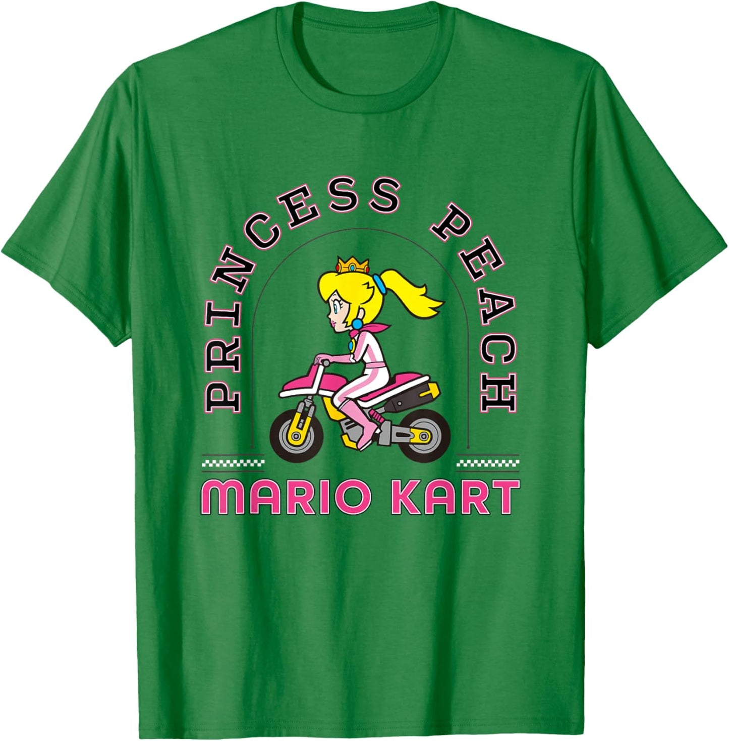 Mario Kart Princess Peach Rally Driver Classic Collegiate T-Shirt - T-Shirt | Irish Green