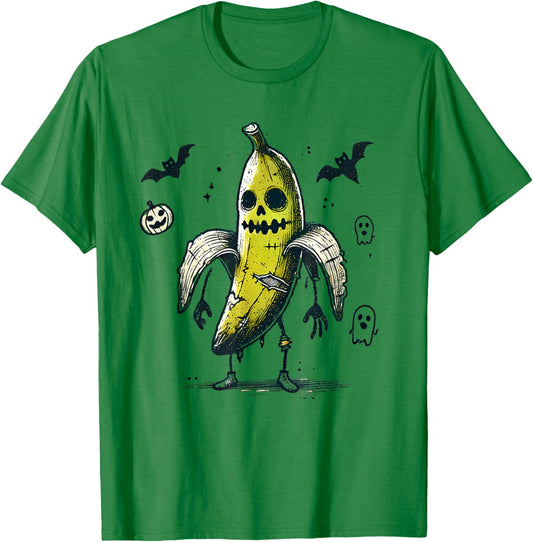 Halloween Banana Zombie Costume BanZomb Funny Halloween 2024 T-Shirt - T-Shirt | Irish Green