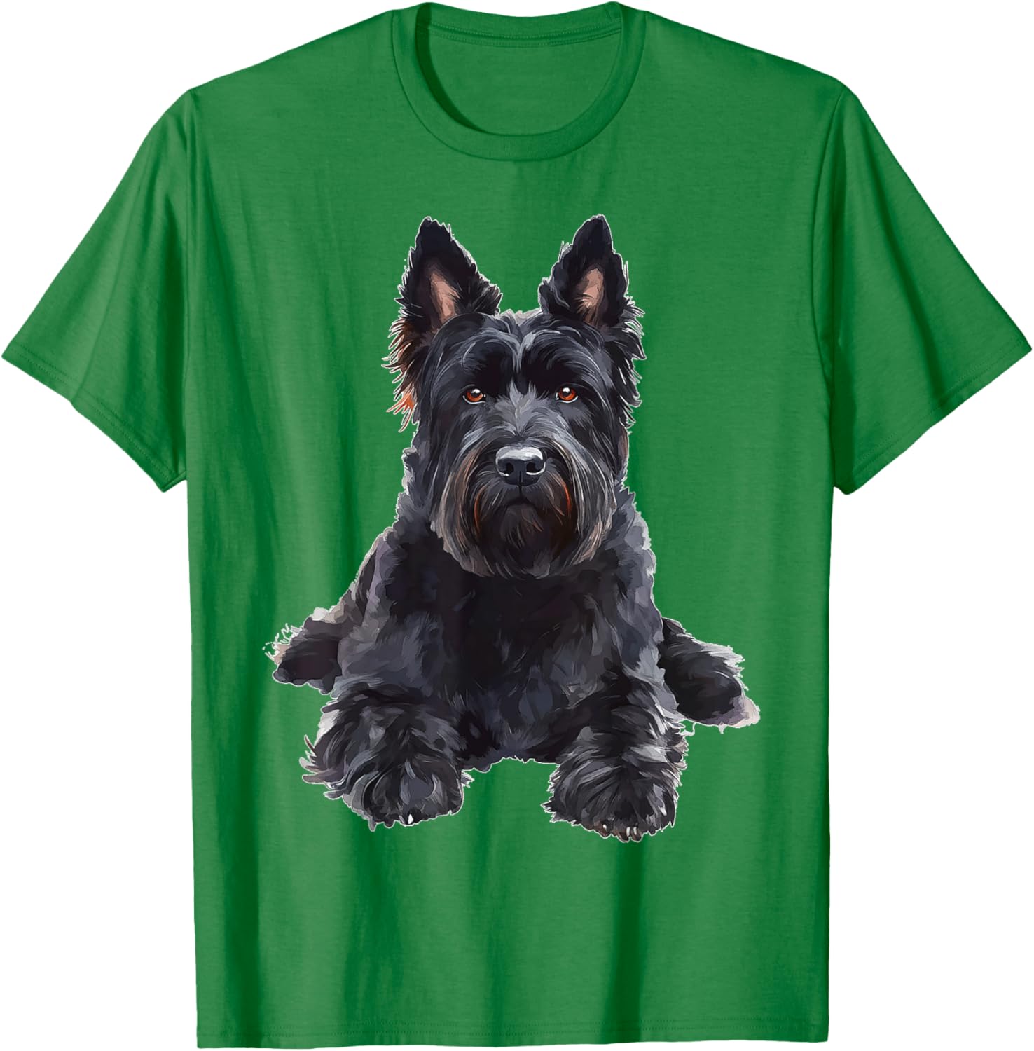 Bouvier Des Flandres Dog Pet Artwork Bouvier Des Flandres T-Shirt - T-Shirt | Irish Green