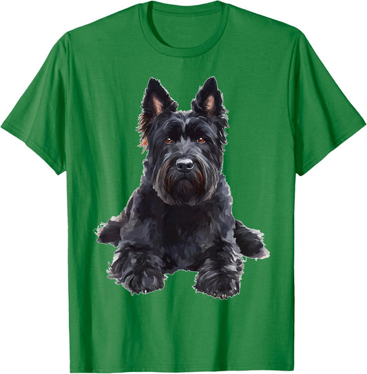 Bouvier Des Flandres Dog Pet Artwork Bouvier Des Flandres T-Shirt - T-Shirt | Irish Green