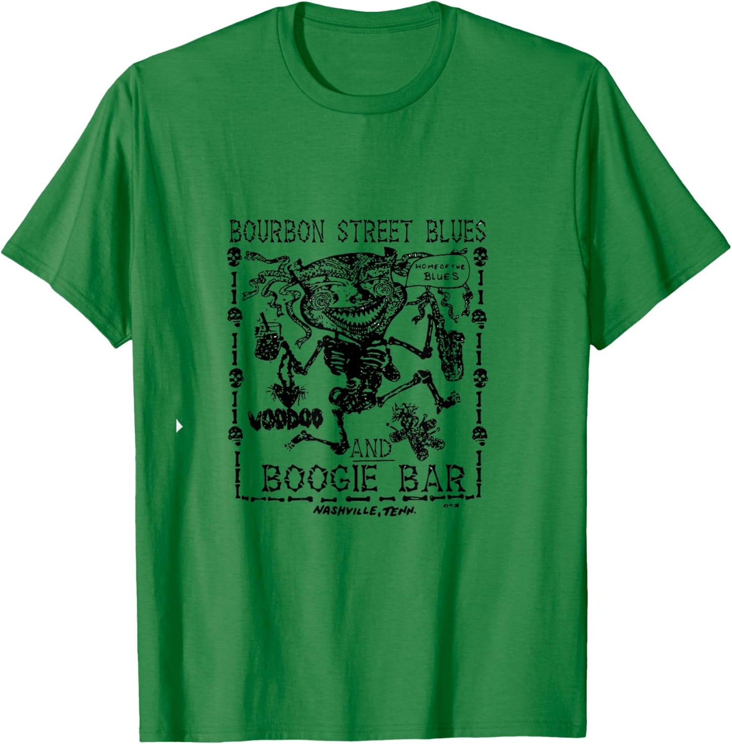 Voodoo Man Logo (Black) T-Shirt - T-Shirt | Irish Green