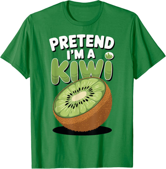 Pretend I'm A Kiwi T-Shirt - T-Shirt | Irish Green