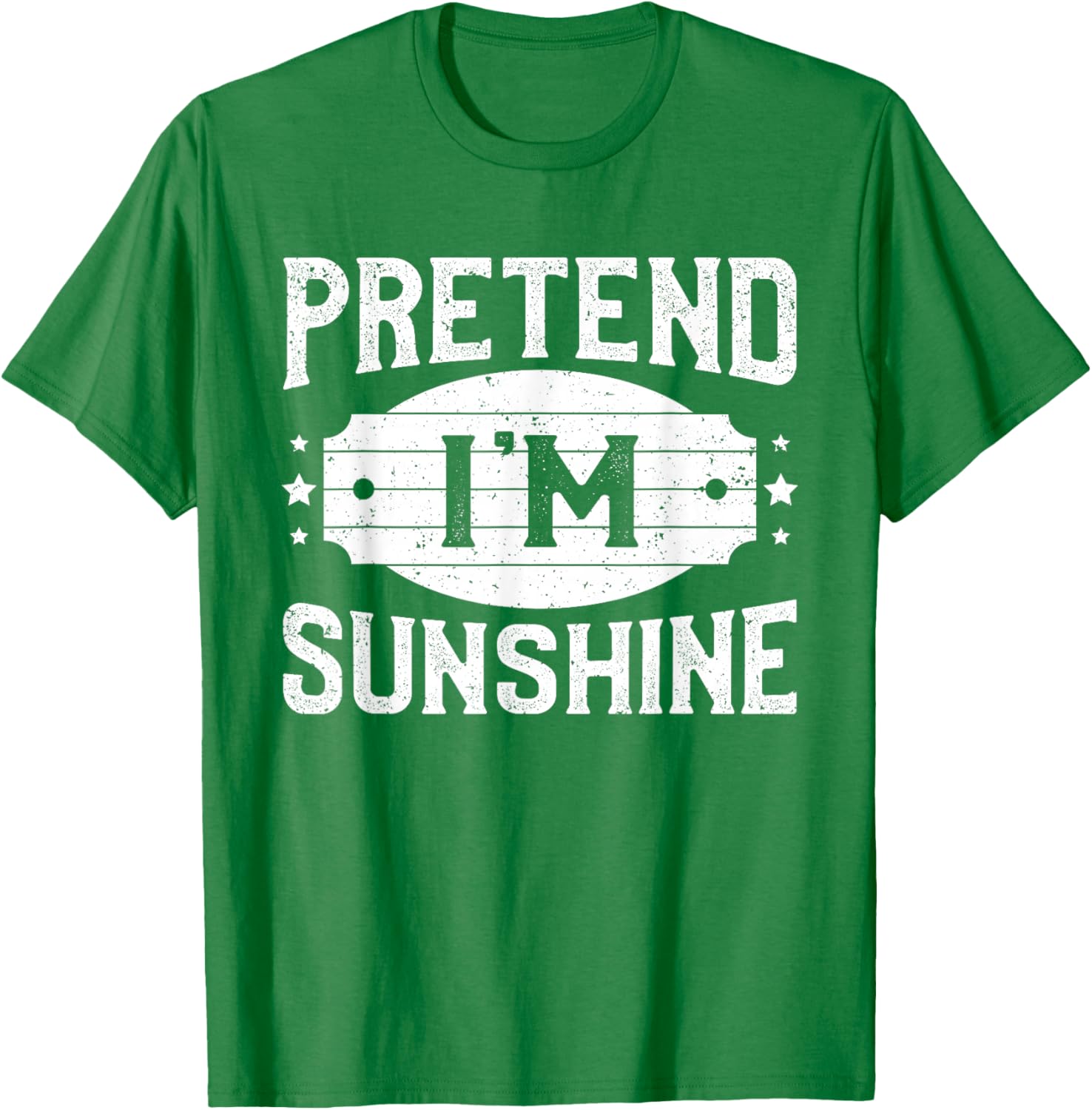 Pretend I'm Sunshine Matching Costume Lazy Halloween Party T-Shirt - T-Shirt | Irish Green