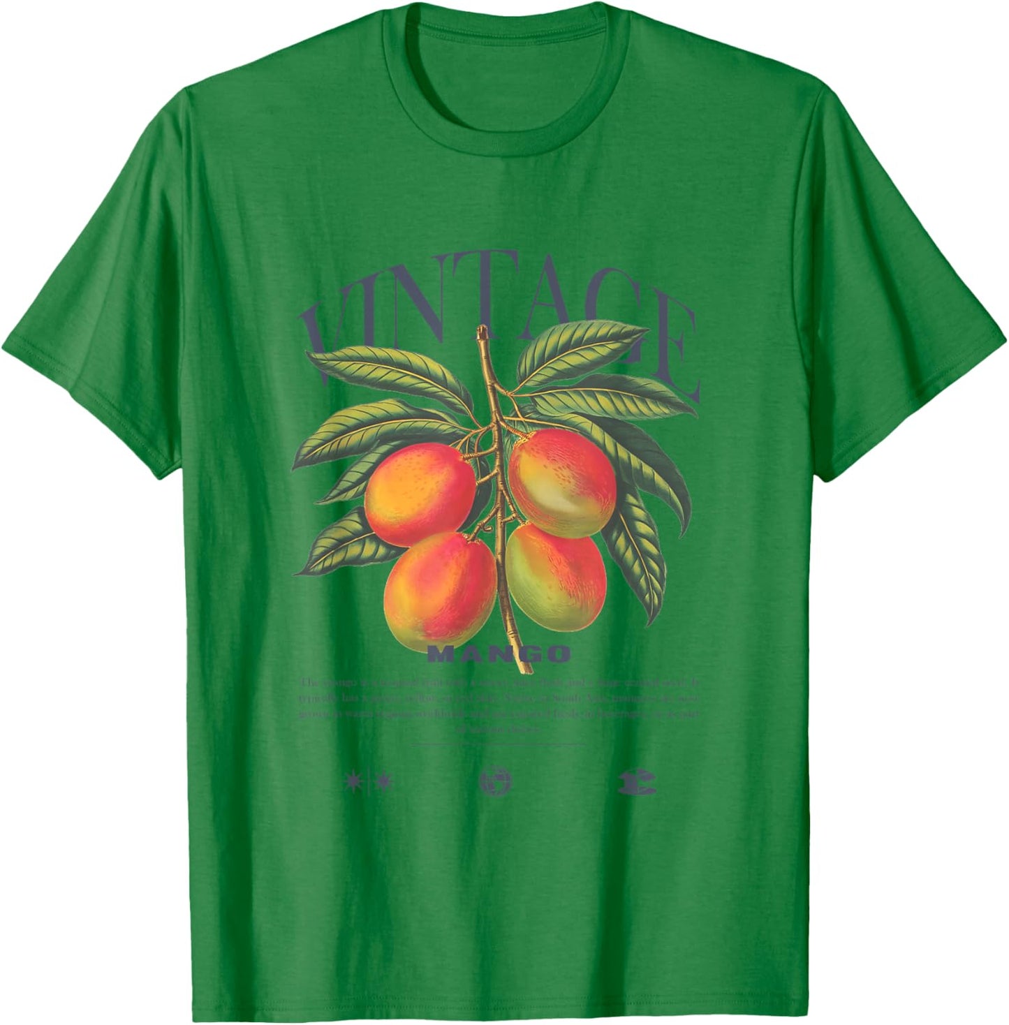 Mango Fruit Vintage T-Shirt - T-Shirt | Irish Green