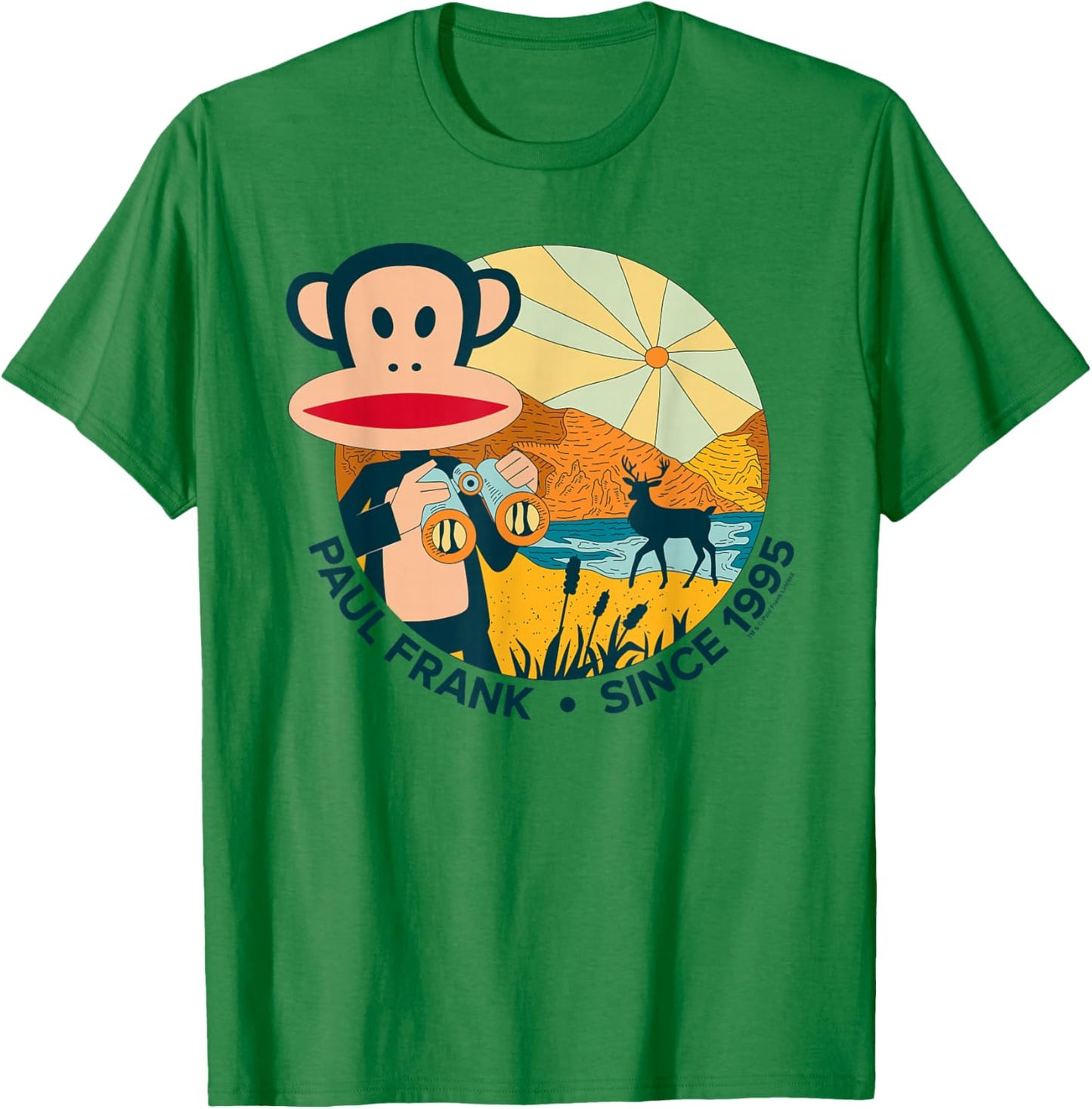 Paul Frank Nature Julius The Monkey Since 1995 T-Shirt - T-Shirt | Irish Green
