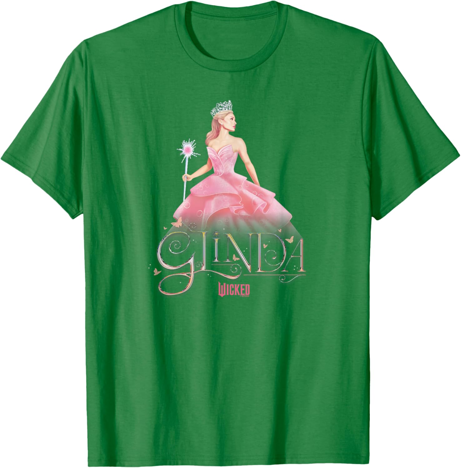 Wicked Glinda Elegant Pose T-Shirt - T-Shirt | Irish Green